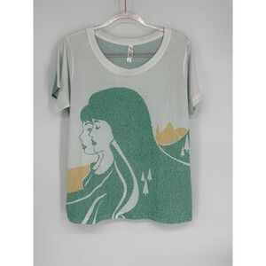 Litographs XL Graphic Tee T Shirt Women's Short Sleeve Book Print